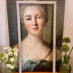 Cadre Patine Gris Marie-Antoinette