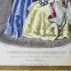 Gravure Mode Parisienne au XIXème siècle