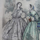 Gravure Mode Parisienne au XIXème siècle