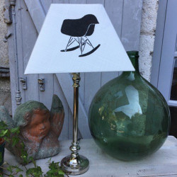 Lampe Metal et son Abat-jour Charles Eames